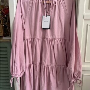 Pink Long-Sleeve Dress